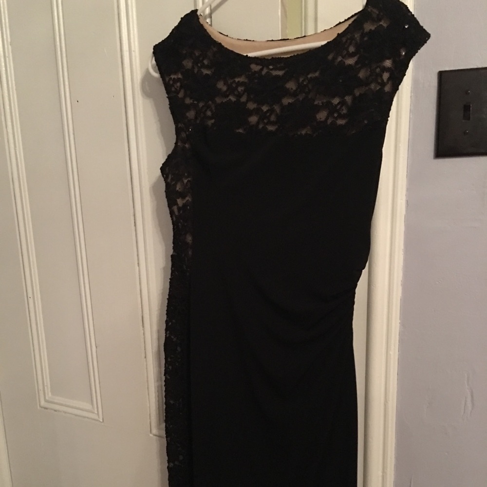 Black cocktail dress, size 6.